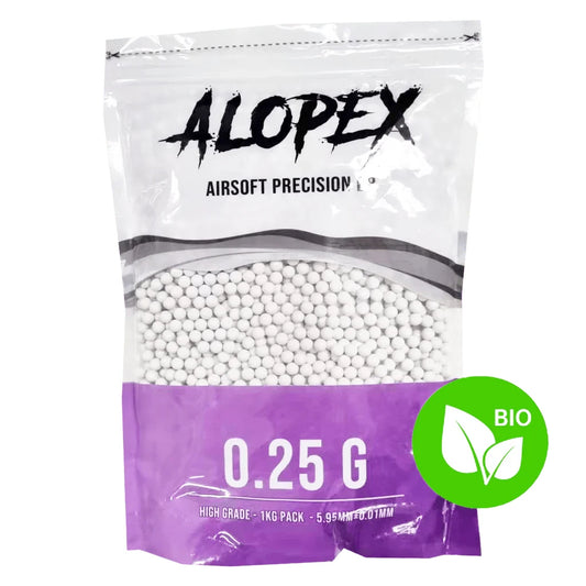 0.25g BIO Precision White BB's - 1KG - Airsoft Central
