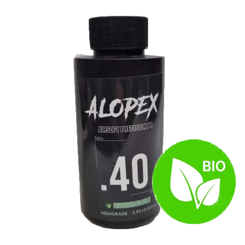 Alopex 0.40g BIO Precision White BB's - 500rds - Airsoft Central