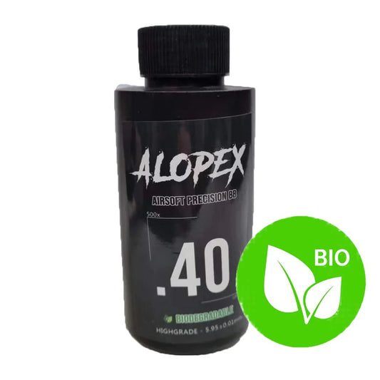 Alopex 0.40g BIO Precision White BB's - 500rds - Airsoft Central